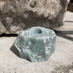 Grøn Aventurin Fyrfadsstage