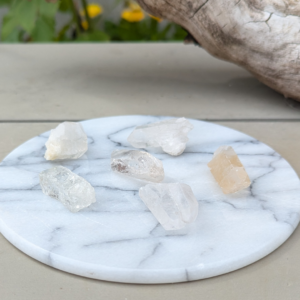 bjergkrystal spids lommesten