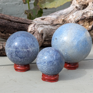 blå kvarts kugler