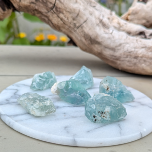 grøn fluorit lommesten