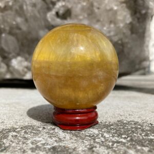gul fluorit kugle