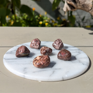 leopard jaspis lommesten