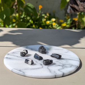 sort turmalin lommesten