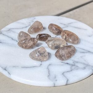 røgkvarts lommesten