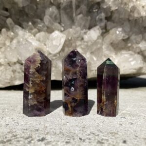små fluorit tårne