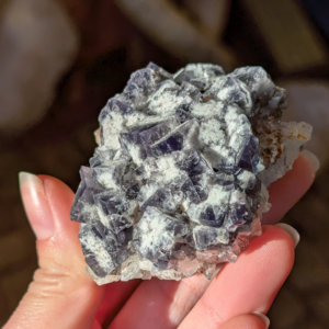 colorshift fluorit med kvarts