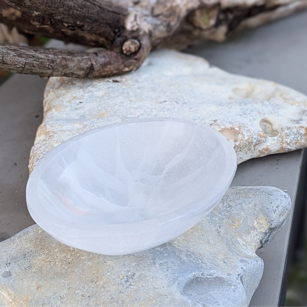 selenit skål