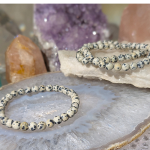 armbånd i dalmatiner jaspis