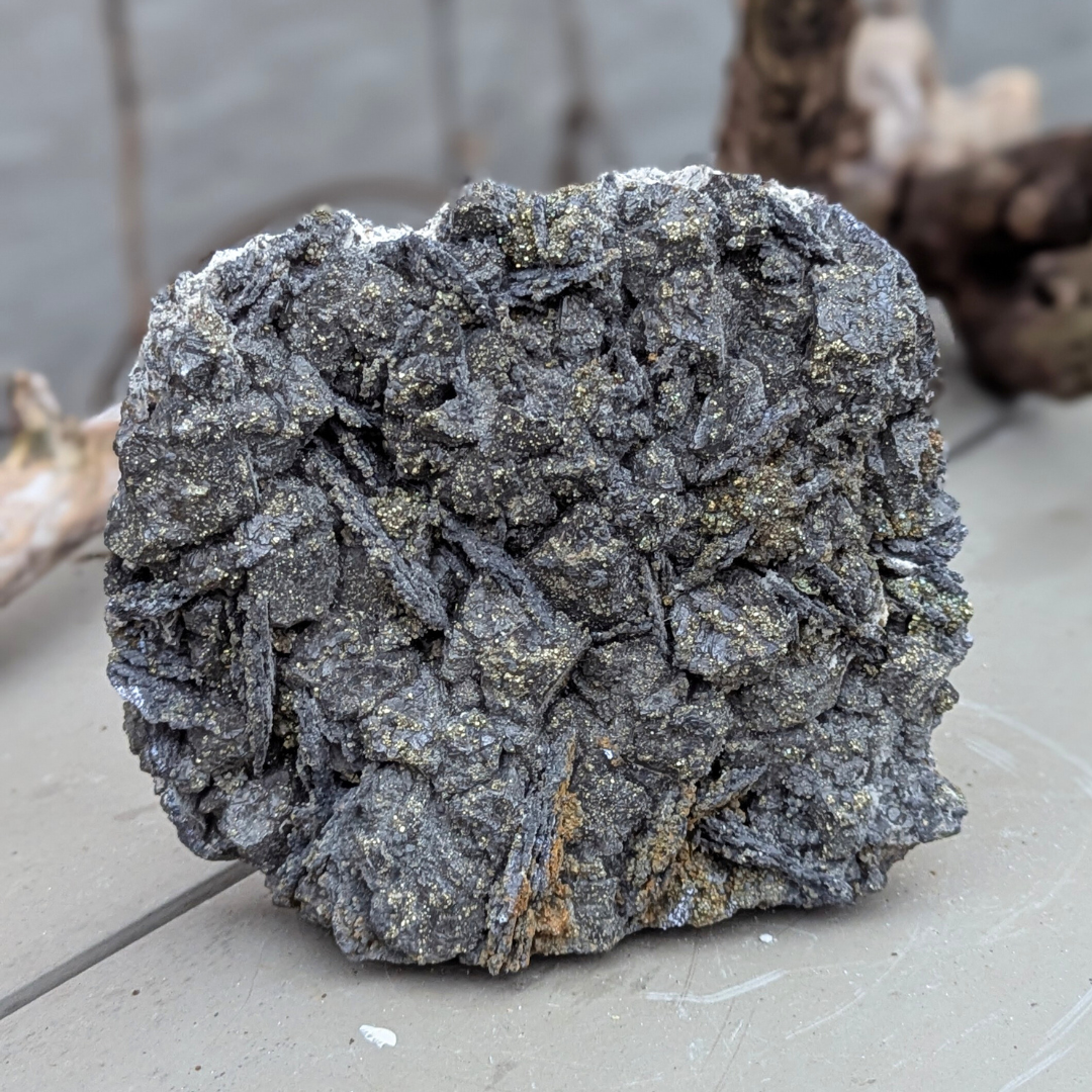 galena med pyrit og calcit