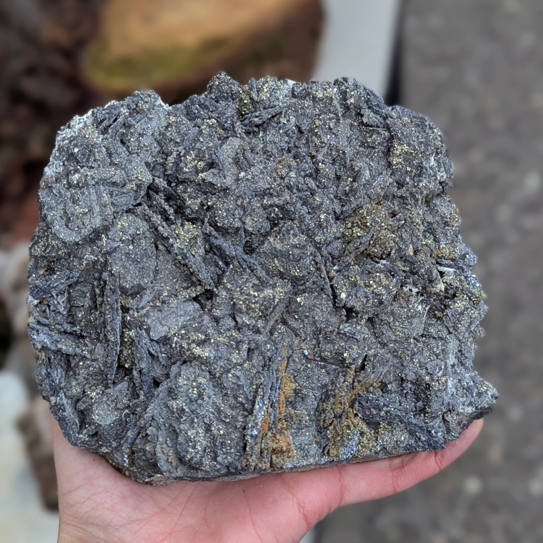 galena med pyrit og calcit