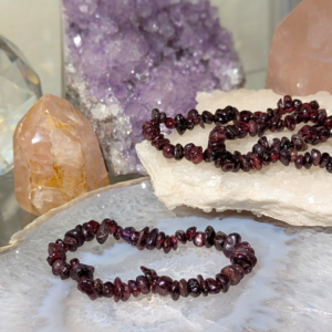 chip armbånd i granat