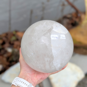 stor bjergkrystal kugle