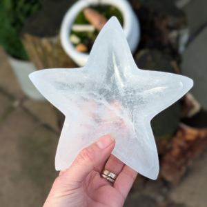 selenit skål stjerne